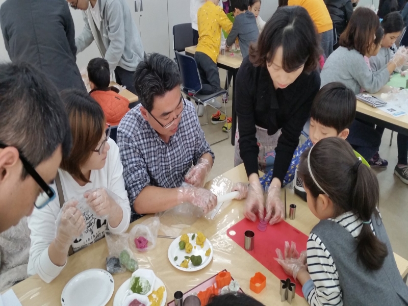 구선왕도고 떡케이크 만들기