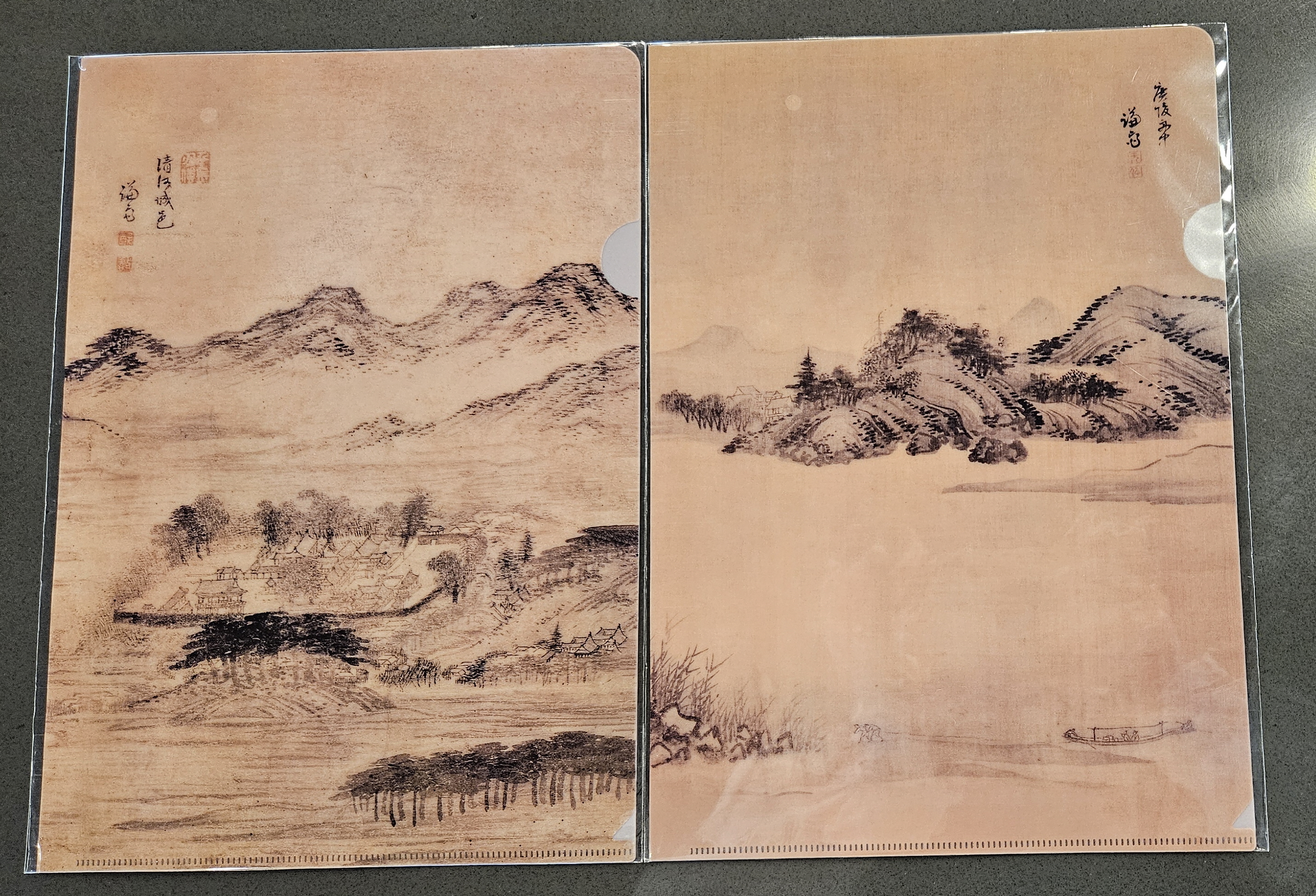 겸재 작품 L자 홀더 화일